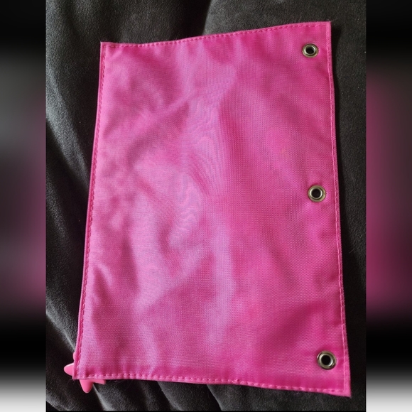 Hello Kitty Pencil Pouch 3 Ring Zipper Close Sanrio Marker Pouch School Supply - Picture 3 of 3